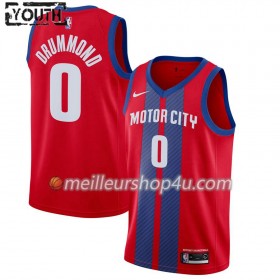 Maillot Basket Enfant Detroit Pistons Andre Drummond 0 2019-20 Nike City Edition Swingman
